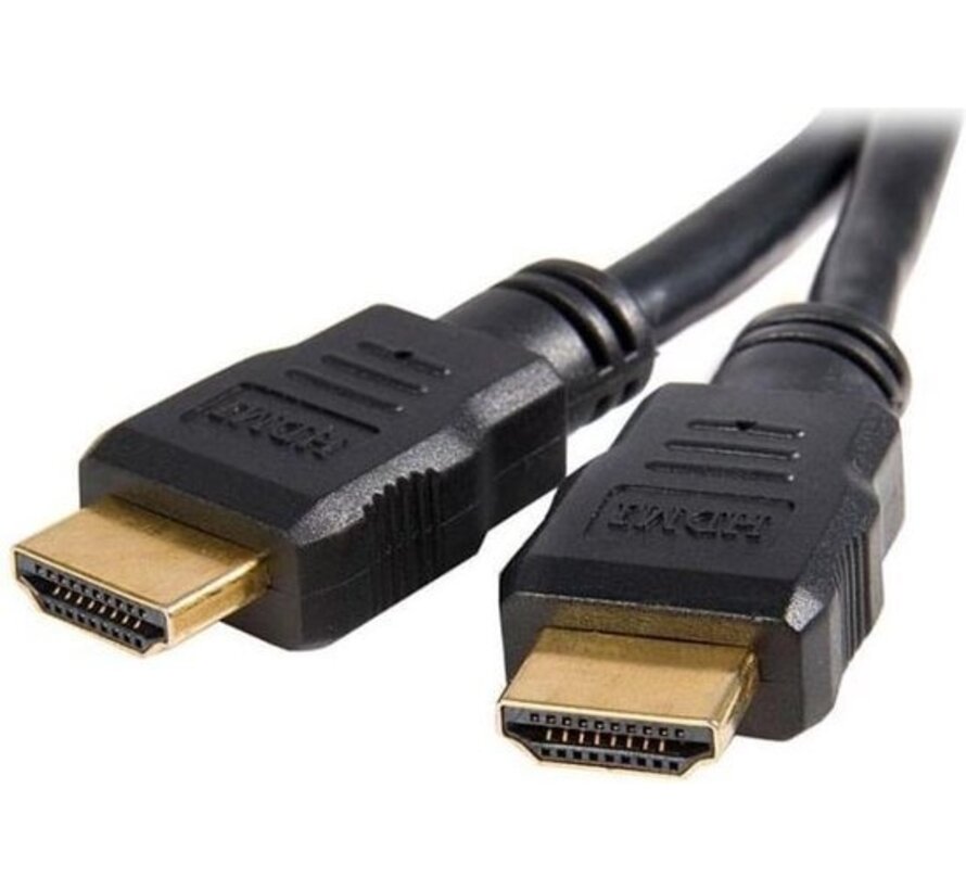 Philips HDMI Cable with Ethernet SWV5401P/10 - Câble HDMI 4K - 1,5 mètre - Perte de signal minimale - PVC - Noir