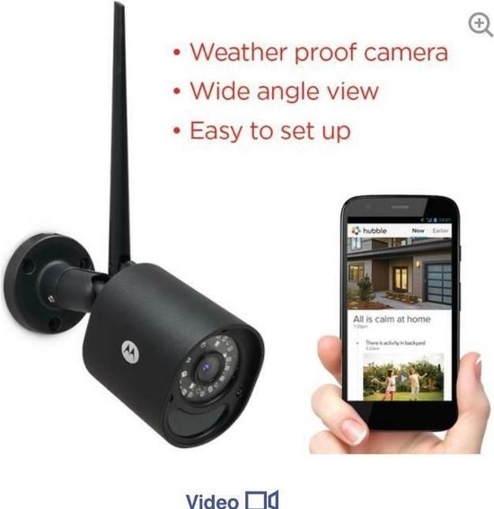 Motorola Focus72 - Caméra de sécurité extérieure