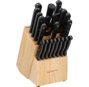 Alpina Bloc de couteaux Alpina - avec jeu de 22 couteaux - bois