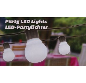 Party Lighting Party Lightning Lumières de fête - lumières de jardin - Sphères 4,5cm de diamètre - Blanc - 20 LED - 11 mètres