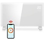 Gologi Electric Heater - Chauffage électrique - Convecteur avec thermostat - Fonctionne par App et commandes tactiles - Jusqu'à 25m2 - 2000W Heater - Blanc