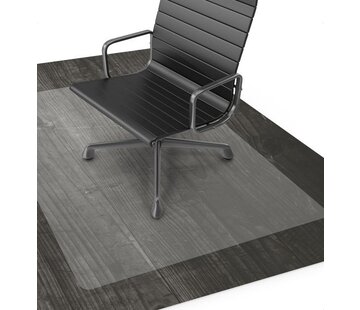 Goliving Goliving Protecteur de sol chaise de bureau - Tapis de chaise de bureau - PVC - Insonorisant - Pour sols durs - 90 x 120 cm - Transparent