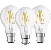Osram Osram 3 ampoules - LED - culot B22d - 806 Lumen - look rétro