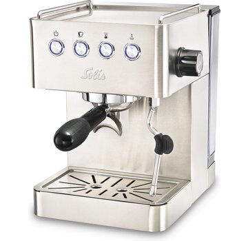 Solis Machine à espresso - Solis - Barista Gran Gusto 1014 - Machine à café à grains - Argent