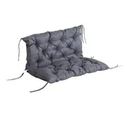 Outsunny Outsunny Coussin pour banc de jardin - Coussin pour salon de jardin - 98 x 100 x 8 cm - Gris