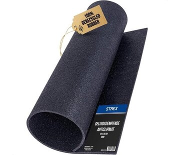 Strex Tapis anti-vibrations Strex pour lave-linge et sèche-linge - 60 x 60 CM - Tapis insonorisant antidérapant - Amortisseur de vibrations - Tapis en caoutchouc