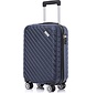 Goliving Hand Luggage Suitcase with Wheels - Trolley - Lightweight - TSA Lock - Padded Interior - 38 Litres - 55 x 35 x 23 cm - Blue