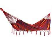 Detex Hamac Detex 320x150cm avec franges - rouge/mer