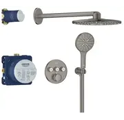 Grohe Grohe Grohtherm smartcontrol Perfect showererset complete hard graphite brushed 34863AL0