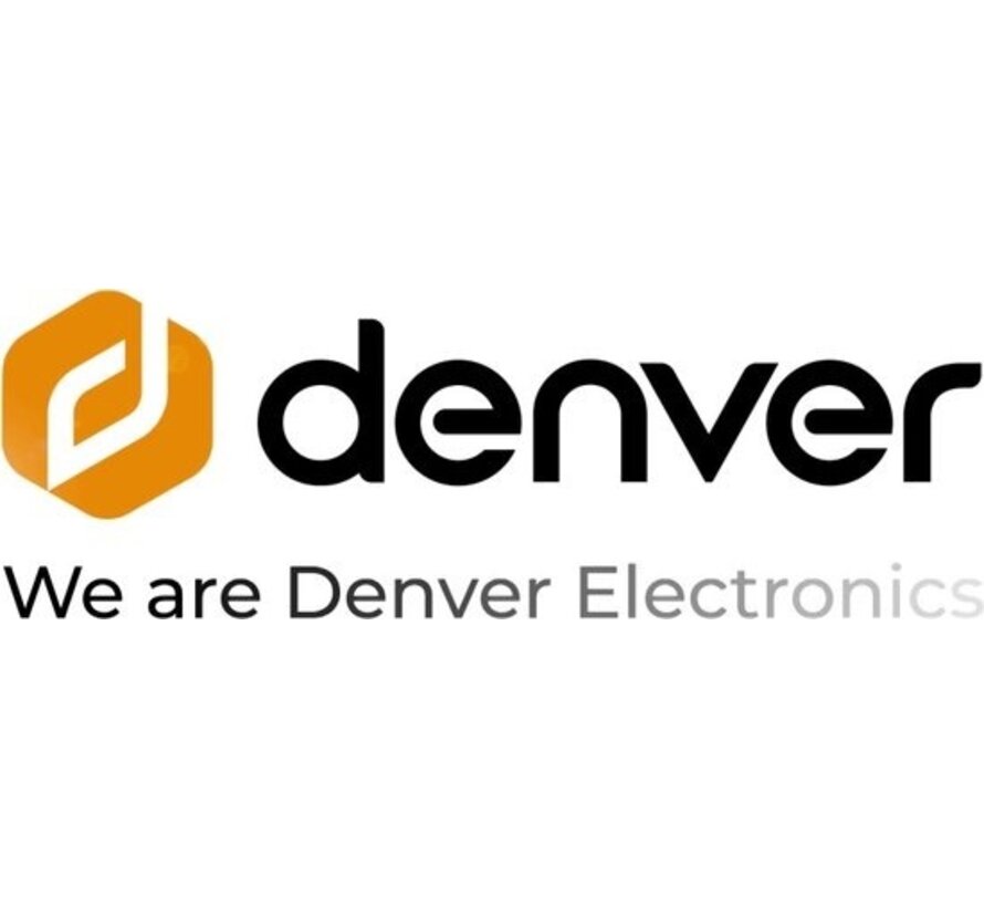 Denver VPL-210 Black, platine USB avec haut-parleurs intégrés