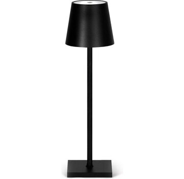 Goliving Goliving Lampe de table rechargeable - Sans fil et dimmable - Lampe tactile moderne - Lampe de nuit pour chambre à coucher - 38 cm - Noir