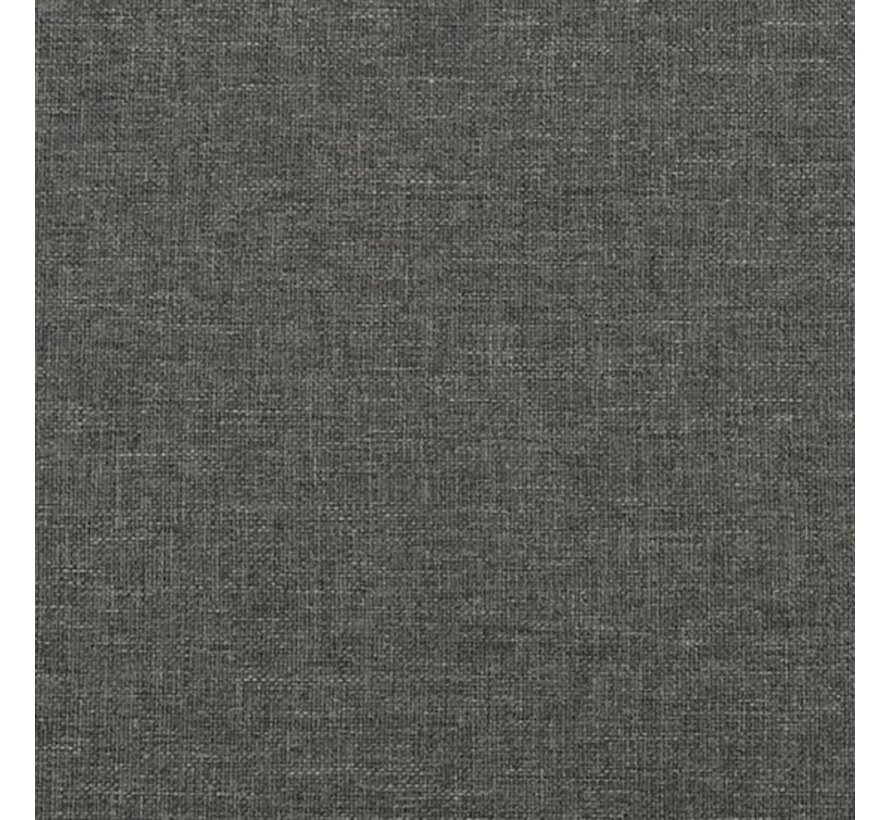 vidaXL-Cadre de lit-tissu-gris foncé-160x200-cm