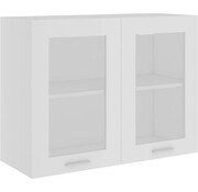 vidaXL vidaXL Armoire suspendue-80x31x60-cm-panneau de particules-blanc