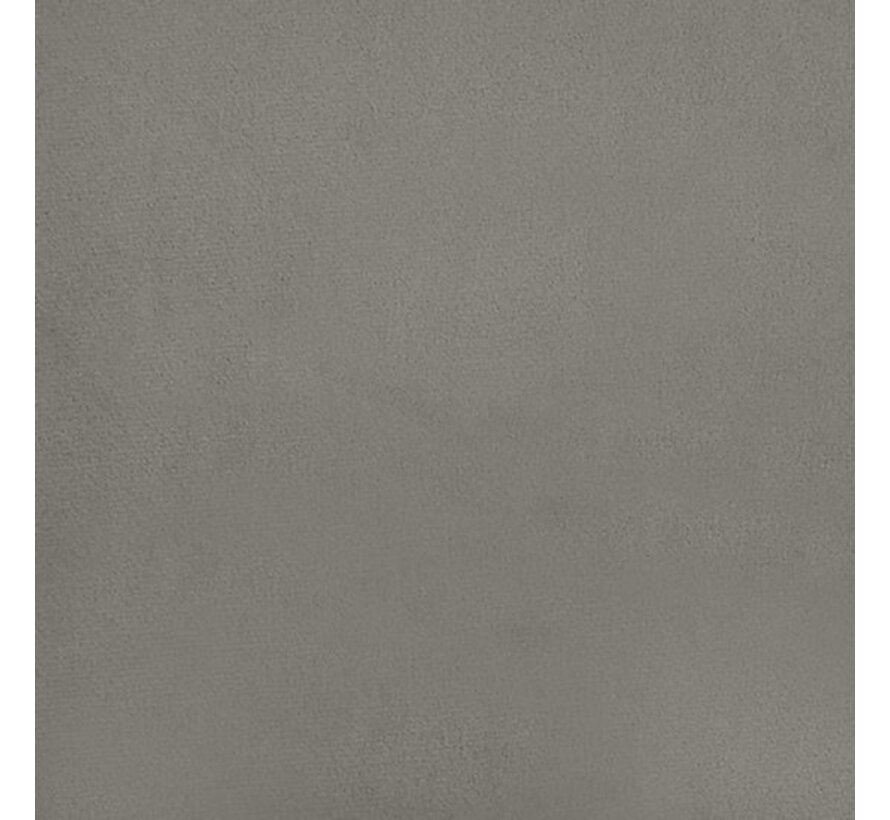 vidaXL-Cadre de lit-fluweel-gris clair-140x190-cm