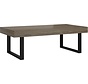 vidaXL-Table de salon-120x60x40-cm-MDF-et-fer-gris-et-noir