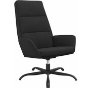 vidaXL vidaXL Fauteuil relax velours noir