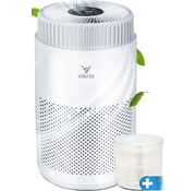 Purificateur d'air Vibrix PureFlow30 (Vortex10) - Convient pour 1 m² à 35 m² - Mode automatique + système de filtration 5 en 1 - Indicateur de qualité de l'air - Ioniseur - Filtre à air - Purificateur d'air avec filtre HEPA