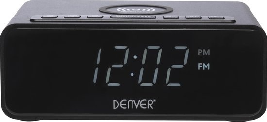 Denver CRQ-105, radio-réveil avec chargeur QI