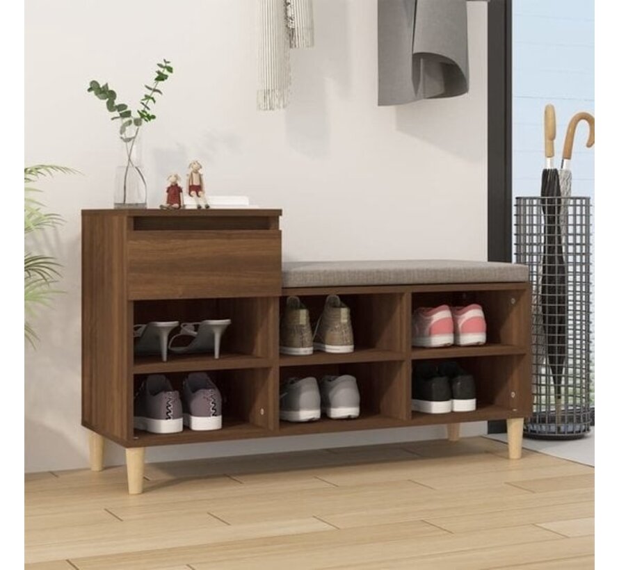 vidaXL-Armoire à chaussures-102x36x60-cm-bois fini-blanc