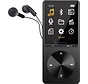 Denver Lecteur MP3 / MP4 - Bluetooth - USB - Shuffle - jusqu'à 128 Go - Ecouteurs inclus - Enregistreur vocal - Dicataphone - MP1820 - Noir