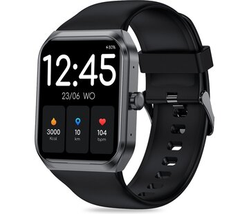 Fit Age FITAGE Smartwatch - Podomètre - Montre sport - Noir