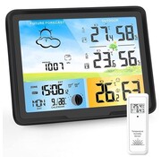 Strex Strex Weather Station Black - Wireless - 75M Range - Indoor & Outdoor - Temperature - Humidity - Weather forecast