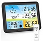 Strex Weather Station Black - Wireless - 75M Range - Indoor & Outdoor - Temperature - Humidity - Weather forecast