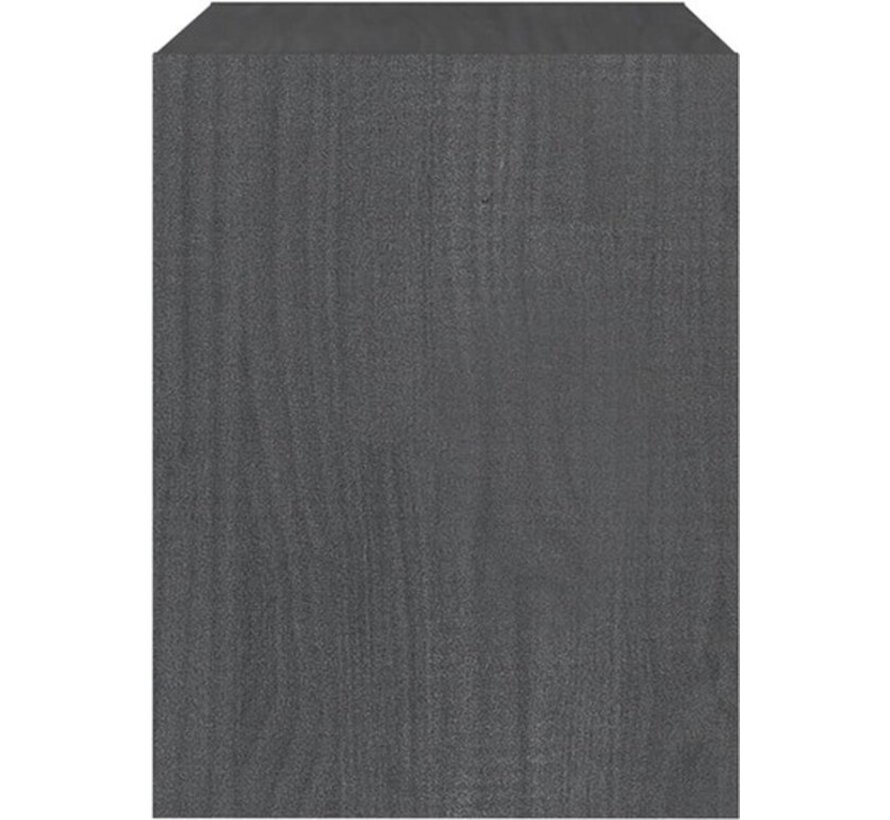 vidaXL Tables de nuit-2pcs-40x30.5x40-cm-massive-green-wood-grey