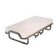 Coast Coast lit pliant Lit roulant avec matelas de luxe 200 x 90 x 41 cm Beige + Black