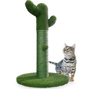 Gopets Gopets Griffoir pour chat - Griffoir cactus en sisal - Griffoir design moderne - Griffoir naturel avec jouet - 65cm