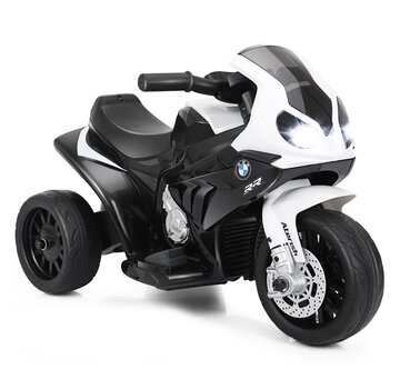 Coast Coast Motocyclette pour enfants Véhicule pour enfants 6V Véhicule pour enfants 6V avec musique 66 x 37 x 44,5 cm noir + blanc