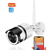 Denver Caméra de sécurité Denver FULL HD avec (Tuya) App - Caméra Wifi extérieure 2MP avec LEDs infrarouges - Détection de mouvement - IOC232