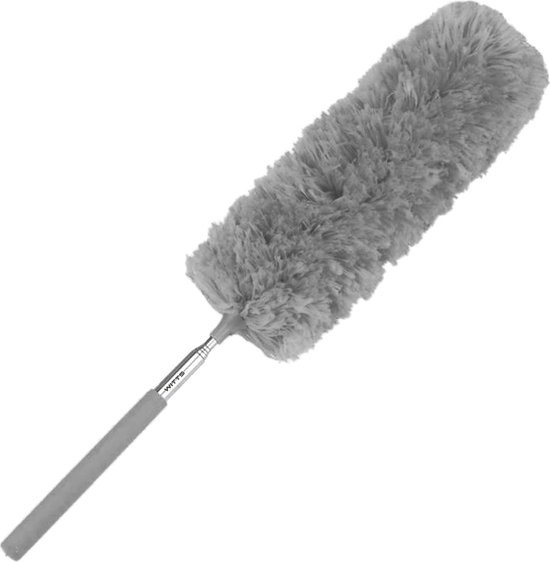 WITTS Plumeau télescopique - Boule de rage - Extensible - Gris