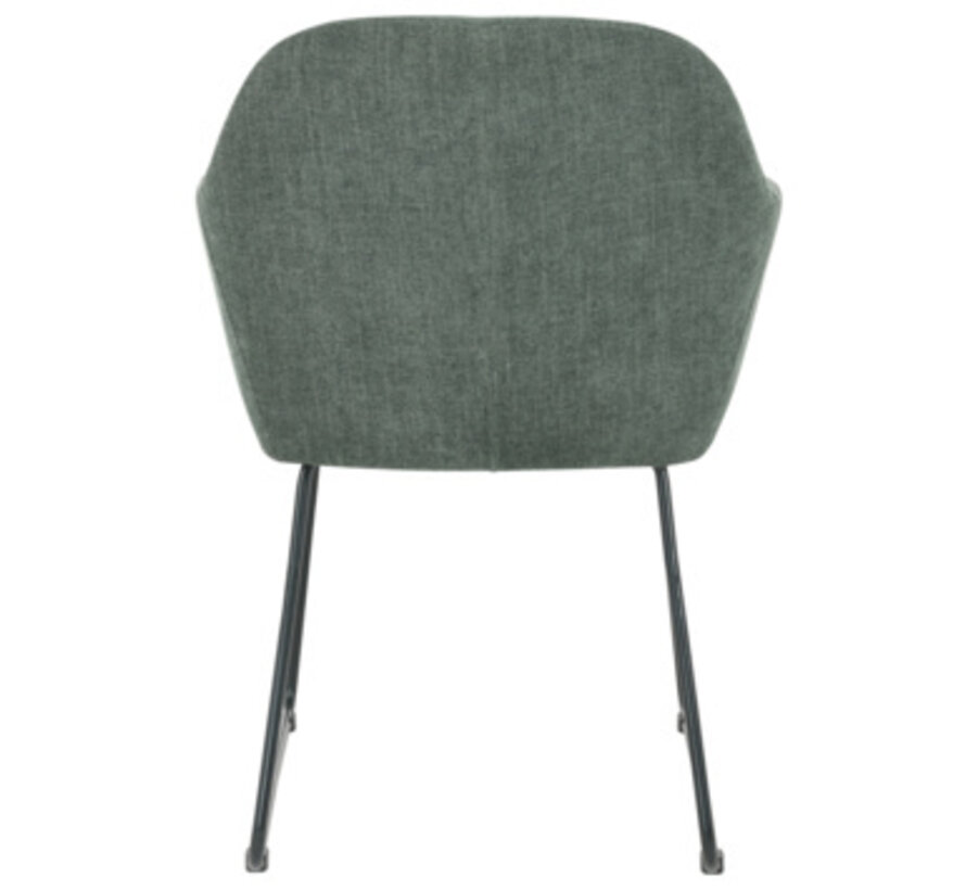 Gamma Chaise de salle à manger Lotte - 65x56x82 cm - Vert chaud