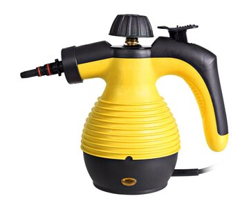 Coast Coast nettoyeur à vapeur appareil portatif 9 pièces accessoires et design sûr nettoyer à la vapeur jaune