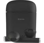 Denver Denver TWE-46 - Ecouteurs - Sans fil - Ecouteurs sans fil - Bluetooth - avec étui de chargement - mains libres - sport - casque - intra-auriculaire - Bluetooth 5.0 - Noir