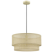 Karwei Lampe suspendue Bobbie - Ø45 cm - Douille E27 - Beige