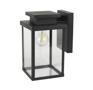 Karwei Lampe d'extérieur Andor - Lampe d'extérieur avec capteur jour/nuit - 28x17,4x20 cm - Noir