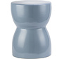 Karwei Table d'appoint Tapis - 33x33x44 cm - Céramique bleue