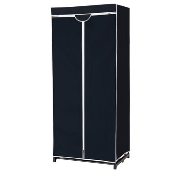 Coast Armoire portative Coast - Tissu - 74 x 50 x 172 cm - Noir