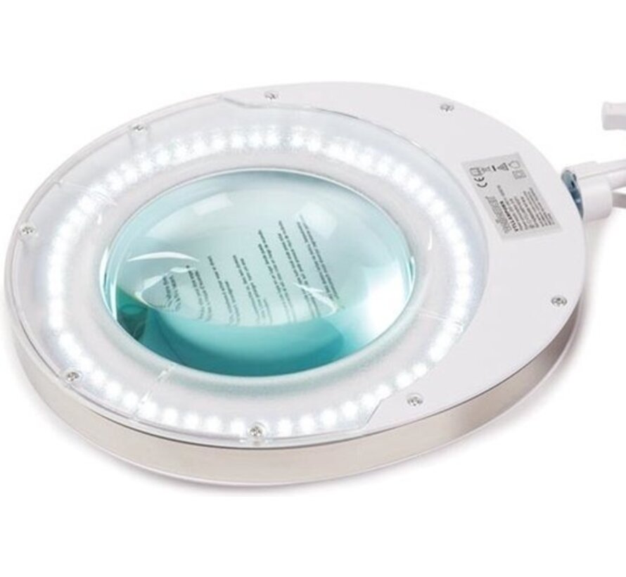Velleman Lampe loupe LED 8 Dioptre - 8 W - 60 Leds - Blanc