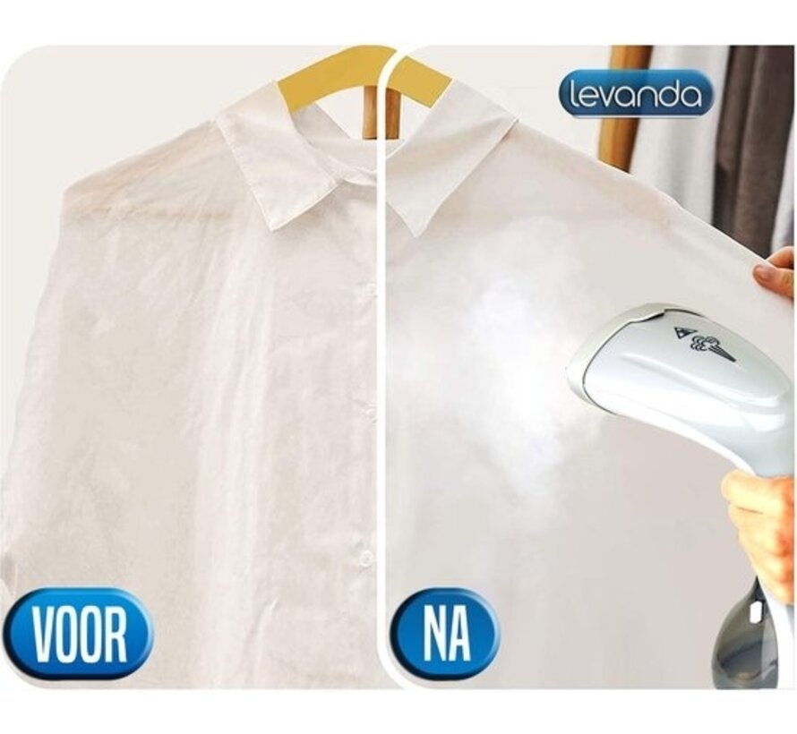 Levanda Séchoir à linge - Séchage manuel des vêtements - 20 g/min - Blanc - 1300 Watt