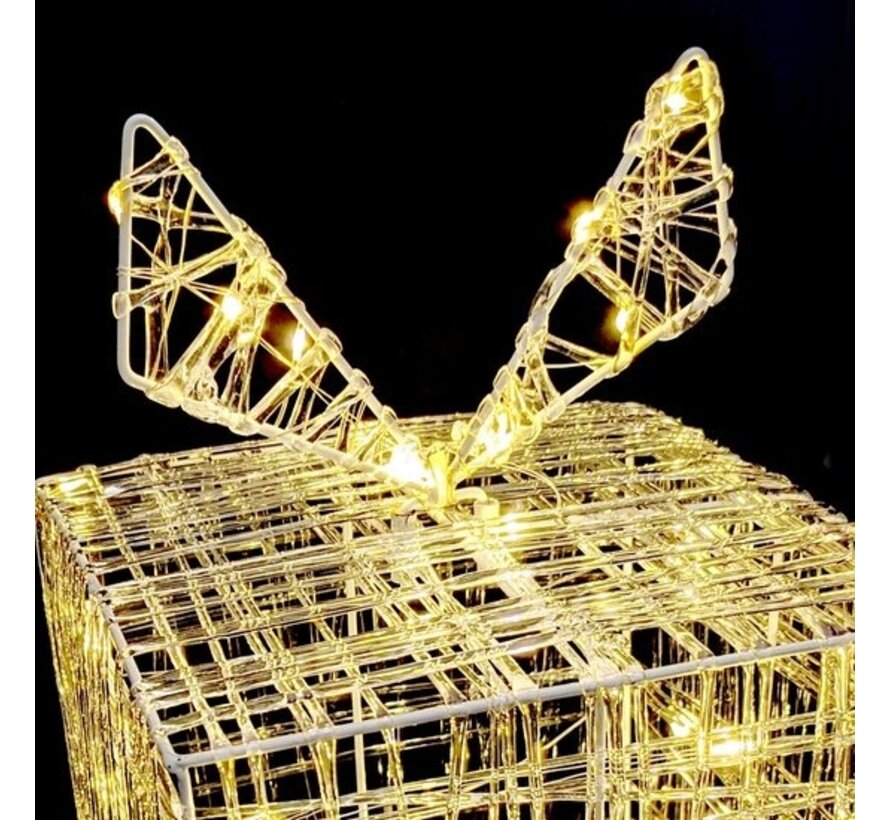 Boîte cadeau de lumières de Noël Nampook - 30 LED - 15cm de haut