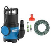 Güde Güde Pompe submersible pour eaux sales GS4003P - 8000L/h AVEC tuyau d'arrosage de 15 mètres y compris buse et raccords ET robinet 1"