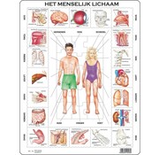 Larsen Puzzle Larsen Maxi Human Body Junior - carton - 35 pièces