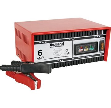 Toolland Chargeur Toolland pour batteries plomb-acide 12 V - 6 A