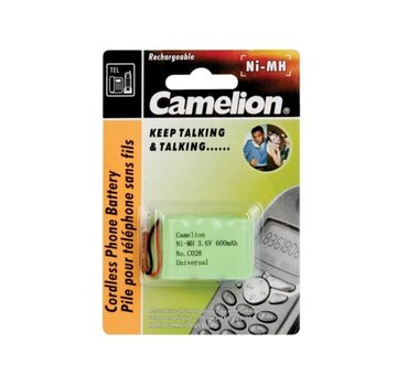 Camelion Camelion Nimh Battery For Cordless Phone 3.6V-600Mah (Universal Plug)