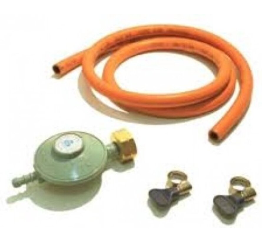 Kit d'installation de tuyau de gaz 150cm avec régulateur de pression 30mbar