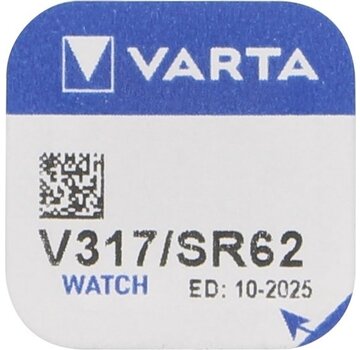 Varta Varta SR516 SW/SR62 SW/V317 1BL Batterie jetable Oxyde d'argent (S)