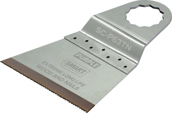 SMART Blades Supercut & Vecturo Purple - Lame de scie multi-outils bi-métal - 41x51mm